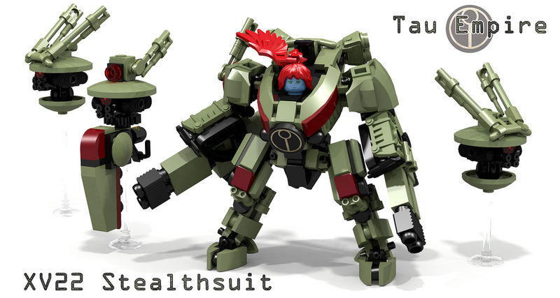 Illustration for article titled Playing Warhammer 40K With Lego